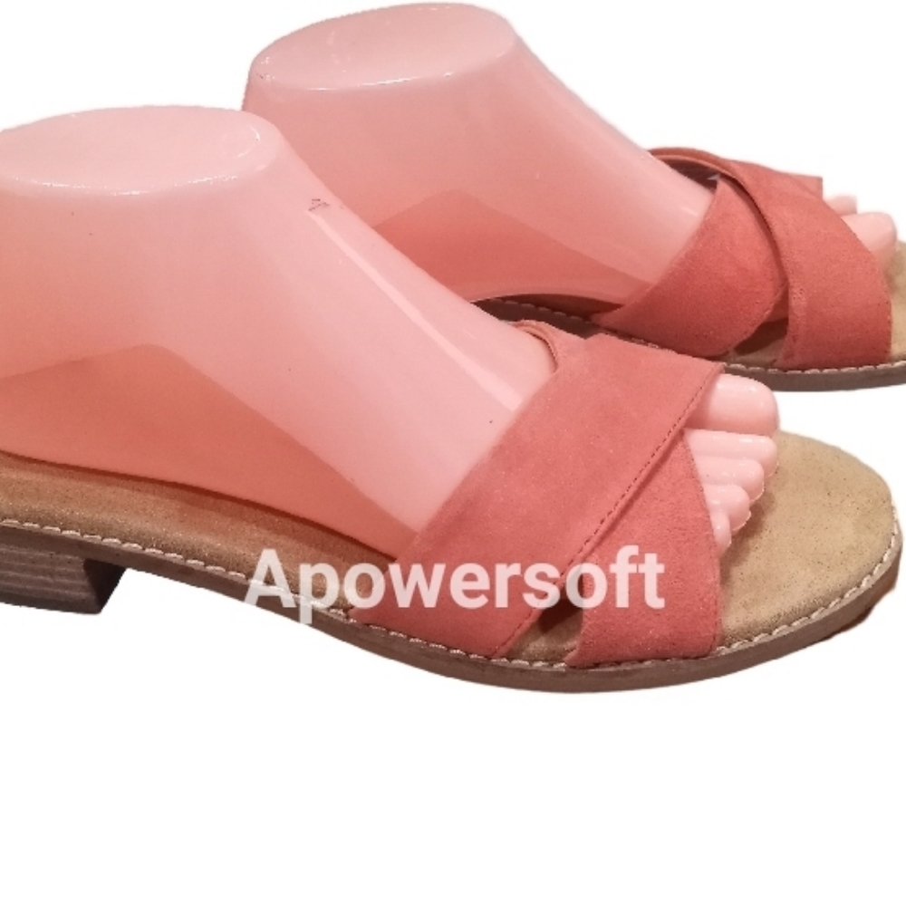 Skechers suede sandals size 8